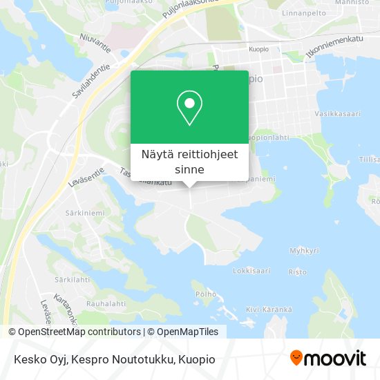 Kesko Oyj, Kespro Noutotukku kartta