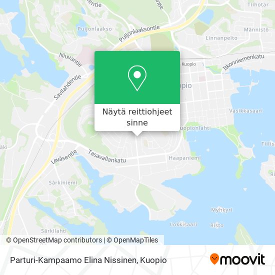 Parturi-Kampaamo Elina Nissinen kartta
