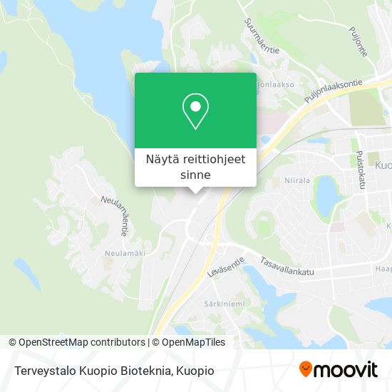 Terveystalo Kuopio Bioteknia kartta