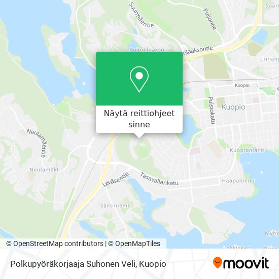Polkupyöräkorjaaja Suhonen Veli kartta