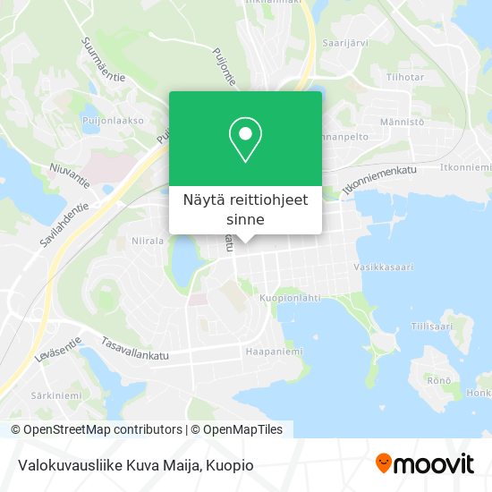 Valokuvausliike Kuva Maija kartta