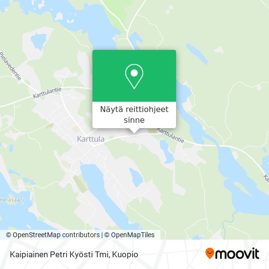 Kaipiainen Petri Kyösti Tmi kartta