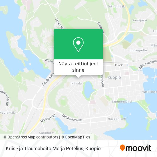 Kriisi- ja Traumahoito Merja Petelius kartta