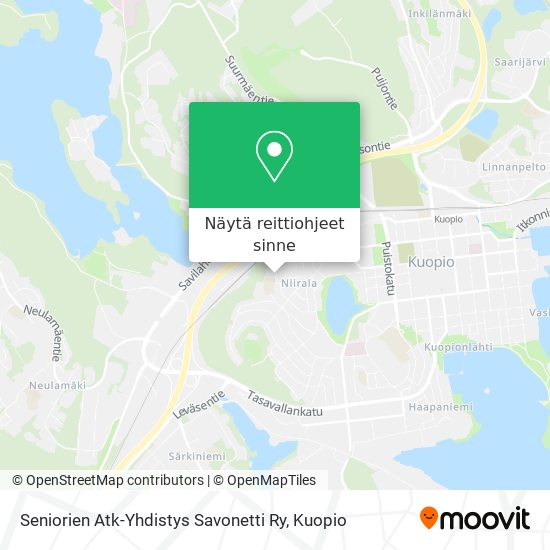 Seniorien Atk-Yhdistys Savonetti Ry kartta