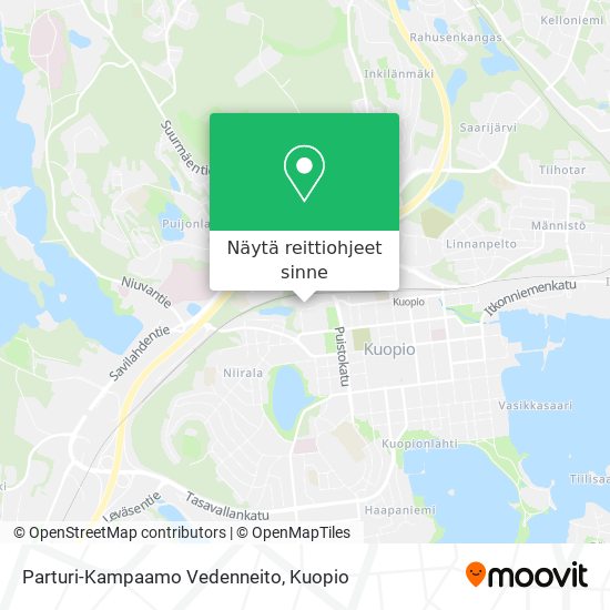 Parturi-Kampaamo Vedenneito kartta
