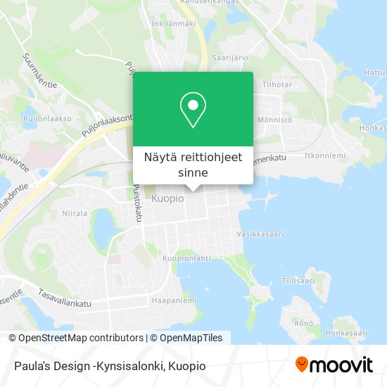 Paula's Design -Kynsisalonki kartta