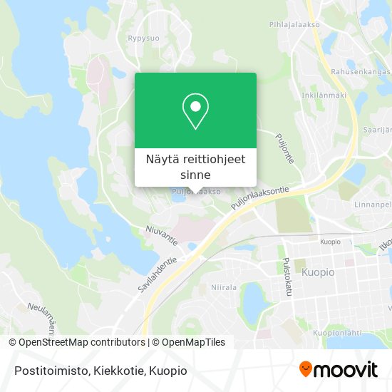Postitoimisto, Kiekkotie kartta