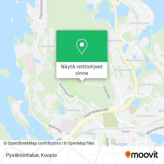 Pysäköintialue kartta