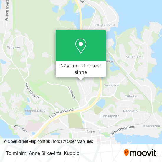 Toiminimi Anne Siikavirta kartta
