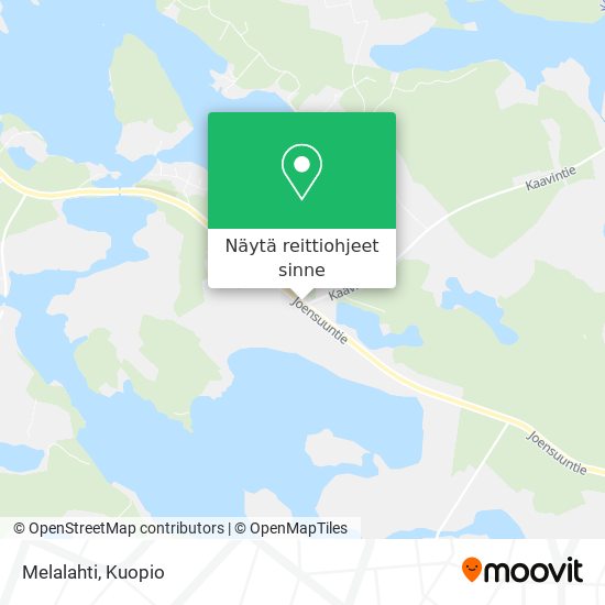 Melalahti kartta