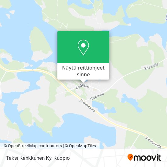 Taksi Kankkunen Ky kartta