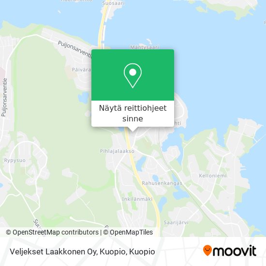 Veljekset Laakkonen Oy, Kuopio kartta
