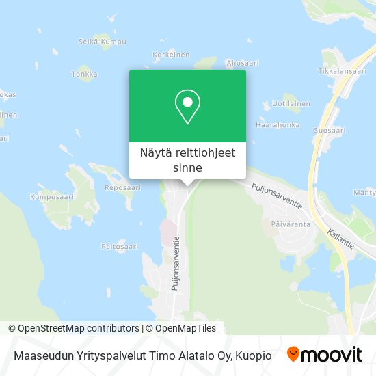 Maaseudun Yrityspalvelut Timo Alatalo Oy kartta