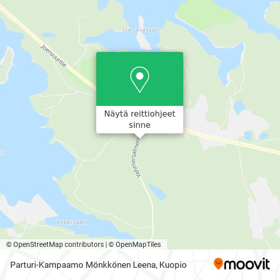 Parturi-Kampaamo Mönkkönen Leena kartta