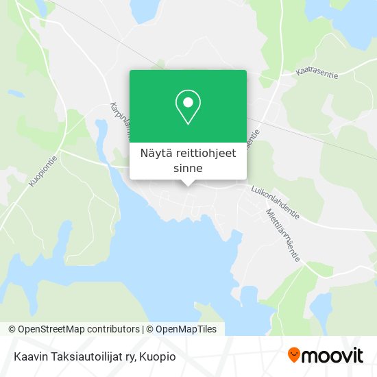 Kaavin Taksiautoilijat ry kartta