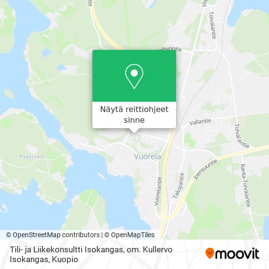 Tili- ja Liikekonsultti Isokangas, om. Kullervo Isokangas kartta