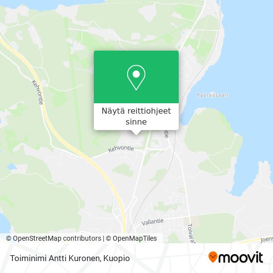 Toiminimi Antti Kuronen kartta