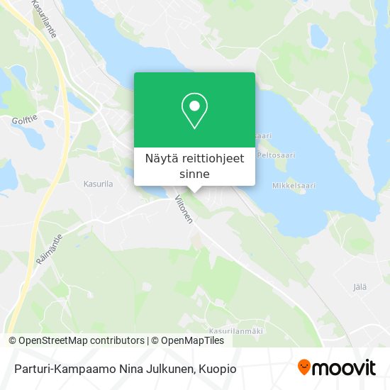 Parturi-Kampaamo Nina Julkunen kartta