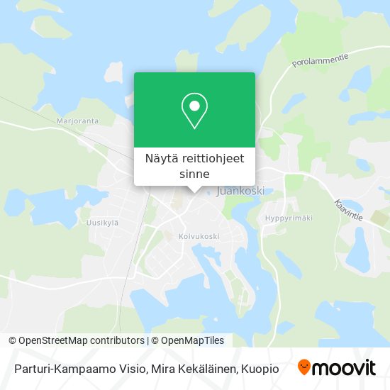 Parturi-Kampaamo Visio, Mira Kekäläinen kartta
