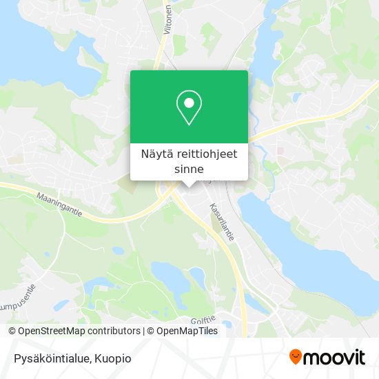 Pysäköintialue kartta