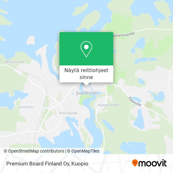 Premium Board Finland Oy kartta