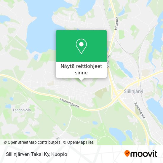 Siilinjärven Taksi Ky kartta