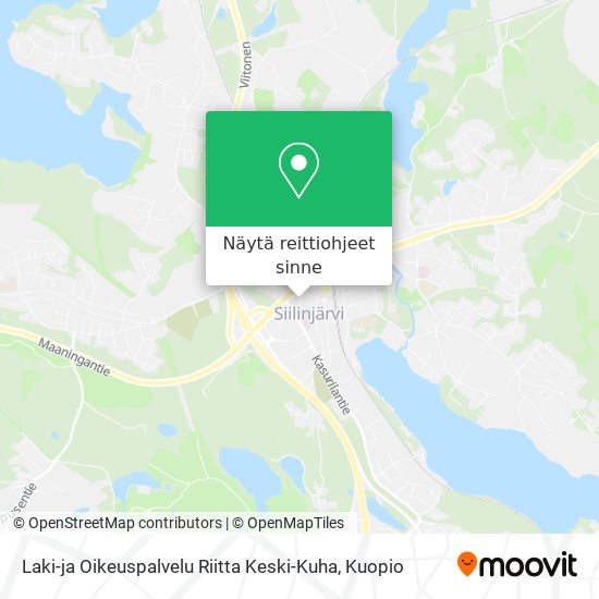 Laki-ja Oikeuspalvelu Riitta Keski-Kuha kartta