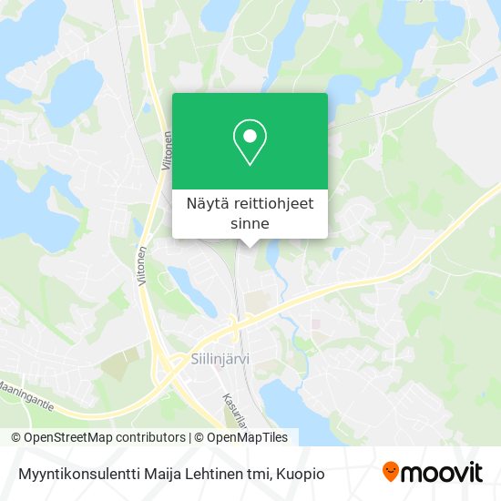 Myyntikonsulentti Maija Lehtinen tmi kartta