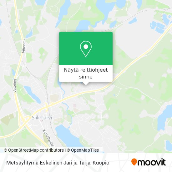 Metsäyhtymä Eskelinen Jari ja Tarja kartta