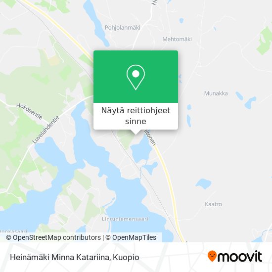 Heinämäki Minna Katariina kartta