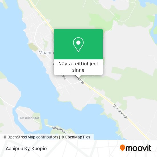 Äänipuu Ky kartta
