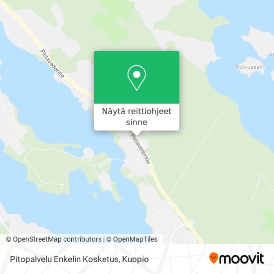 Pitopalvelu Enkelin Kosketus kartta