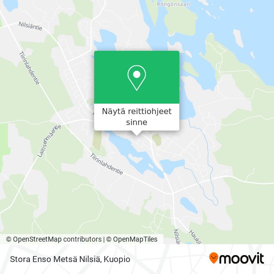 Stora Enso Metsä Nilsiä kartta