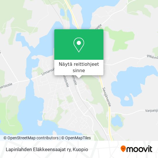 Lapinlahden Eläkkeensaajat ry kartta