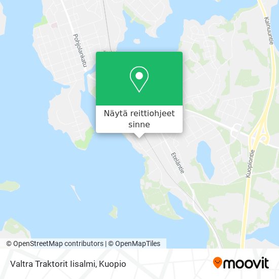 Valtra Traktorit Iisalmi kartta