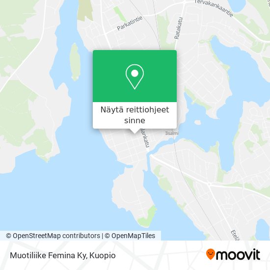 Muotiliike Femina Ky kartta