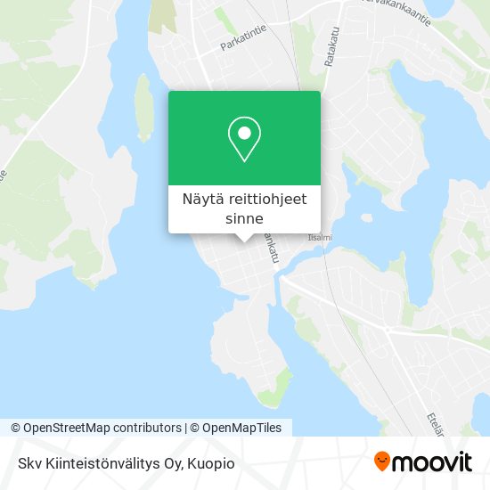 Skv Kiinteistönvälitys Oy kartta