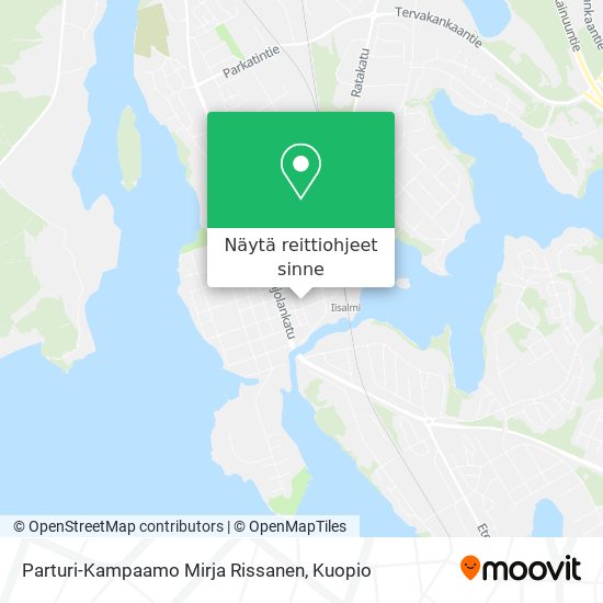 Parturi-Kampaamo Mirja Rissanen kartta
