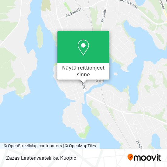Zazas Lastenvaateliike kartta