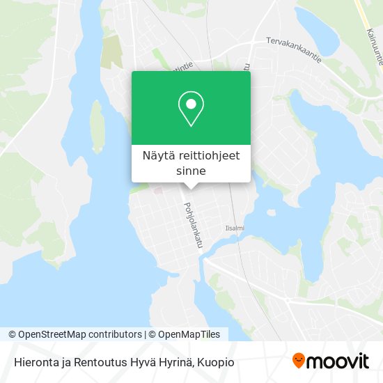 Hieronta ja Rentoutus Hyvä Hyrinä kartta