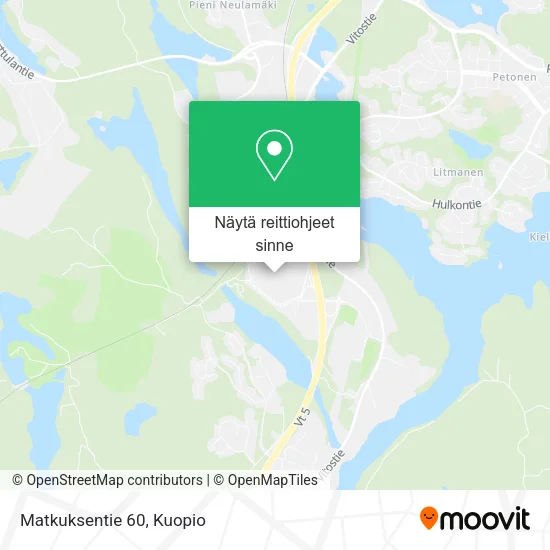 Matkuksentie 60 kartta