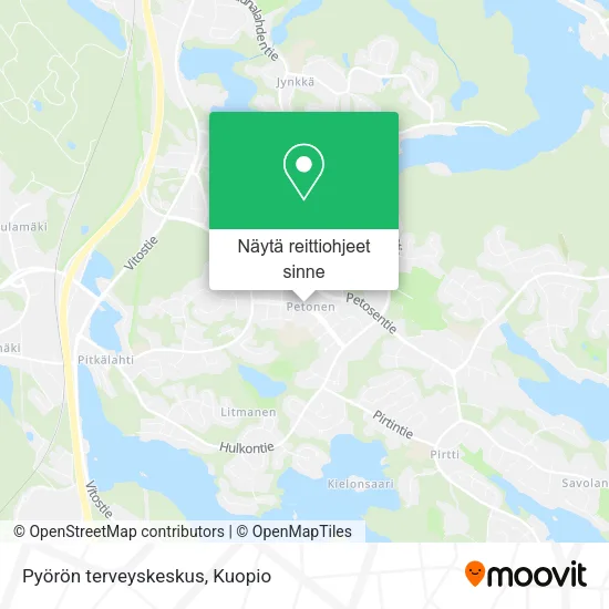 Pyörön terveyskeskus kartta
