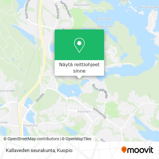 Kallaveden seurakunta kartta