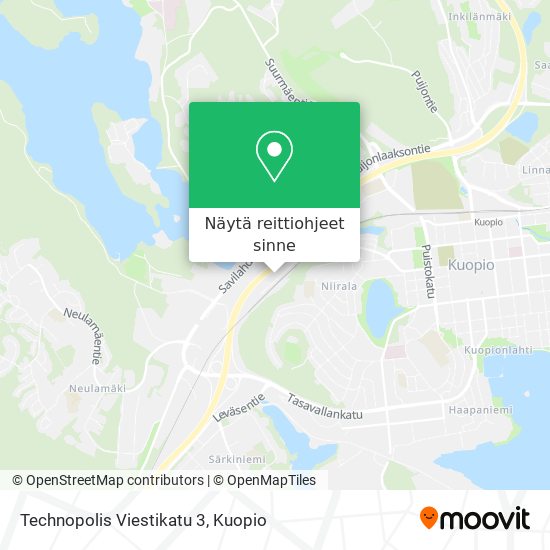 Kuinka päästä kohteeseen Technopolis Viestikatu 3 paikassa Kuopio  kulkuvälineellä Bussi?