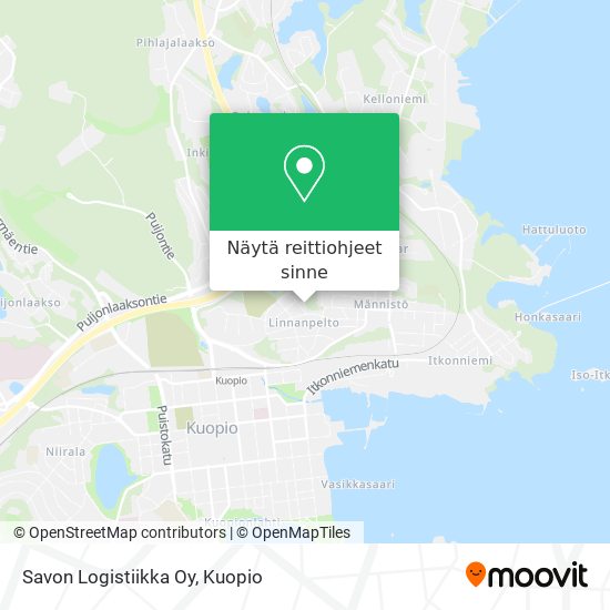 Savon Logistiikka Oy kartta