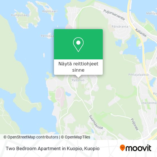 Two Bedroom Apartment in Kuopio kartta