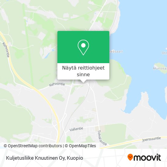 Kuljetusliike Knuutinen Oy kartta