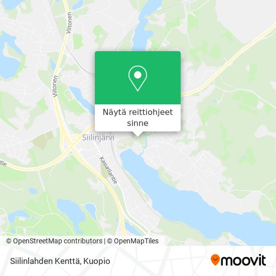 Siilinlahden Kenttä kartta