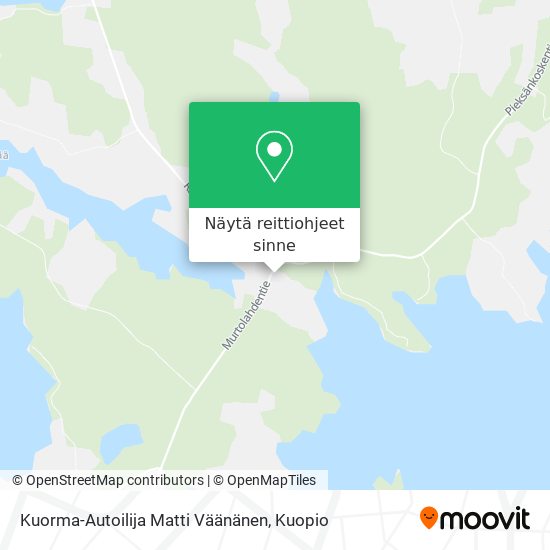 Kuorma-Autoilija Matti Väänänen kartta
