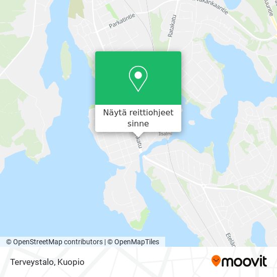 Kuinka päästä kohteeseen Terveystalo paikassa Iisalmi kulkuvälineellä Juna  tai Bussi?